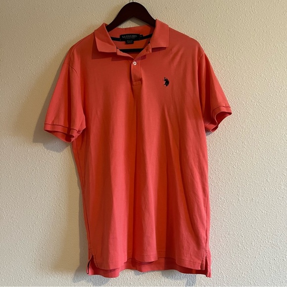 US Polo Association Pure Cotton Collar Slim Fit Polo T-shirt Size M - Picture 3 of 7